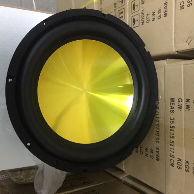 LOA BASS SUB 30CM VÀNG NHẬP KHẨU