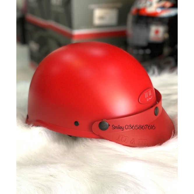 Nón nửa đầu MM trơn KM01