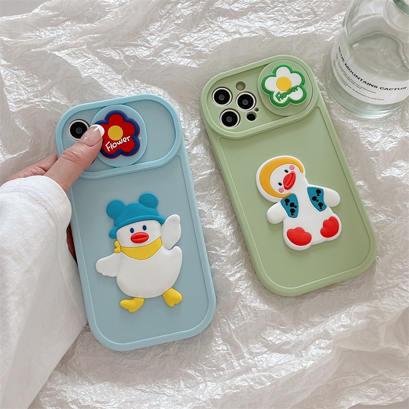 Ốp Điện Thoại Hình Vịt Chubby Dễ Thương Cho iPhone 12 13 11 PRO MAX XR 11 12 PRO 13 PRO MAX 14 14 PRO