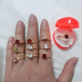 Nhẫn trang sức mạ vàng non 10k