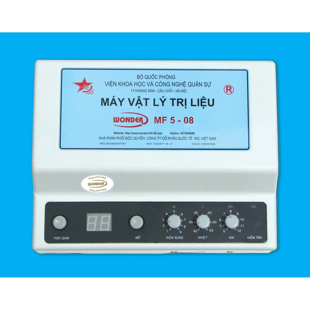 Máy vật lý trị liệu wonder mf5-08 Bộ Quốc Phòng