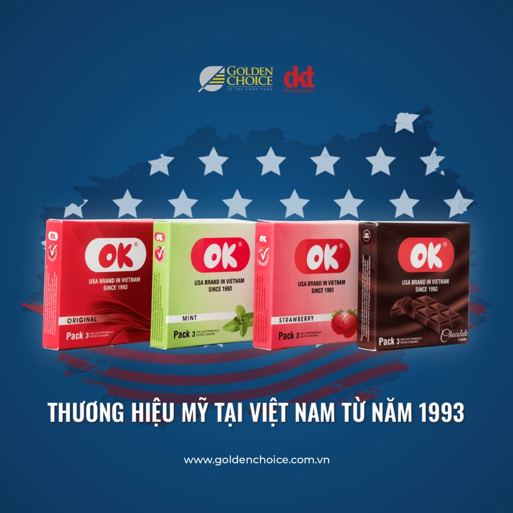 Bao cao su OK chocolate – hộp 144 cái