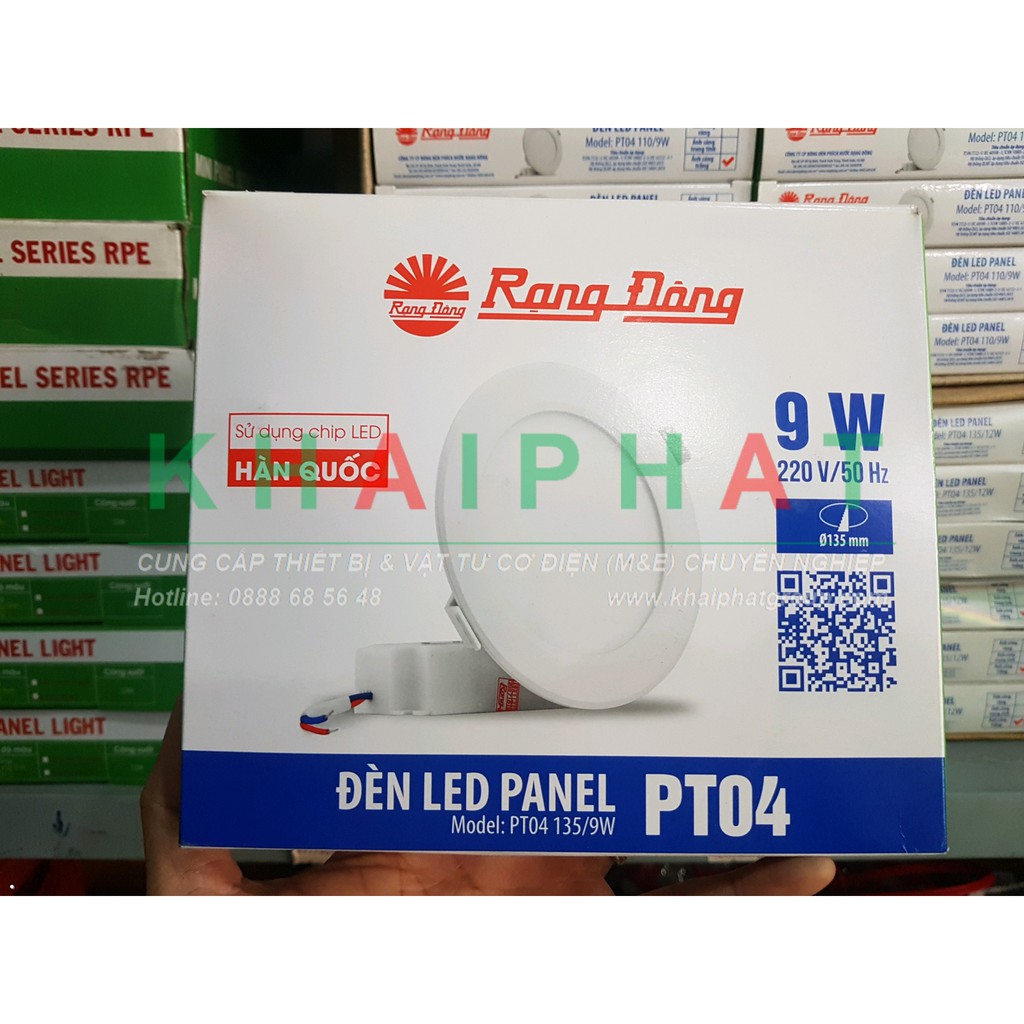 ĐÈN LED ÂM TRẦN RẠNG ĐÔNG 9W LỖ KHOÉT 135, ĐÈN DOWNLIGHT CHÍNH HÃNG, GIÁ RẺ - KHẢI PHÁT ELECTRIC