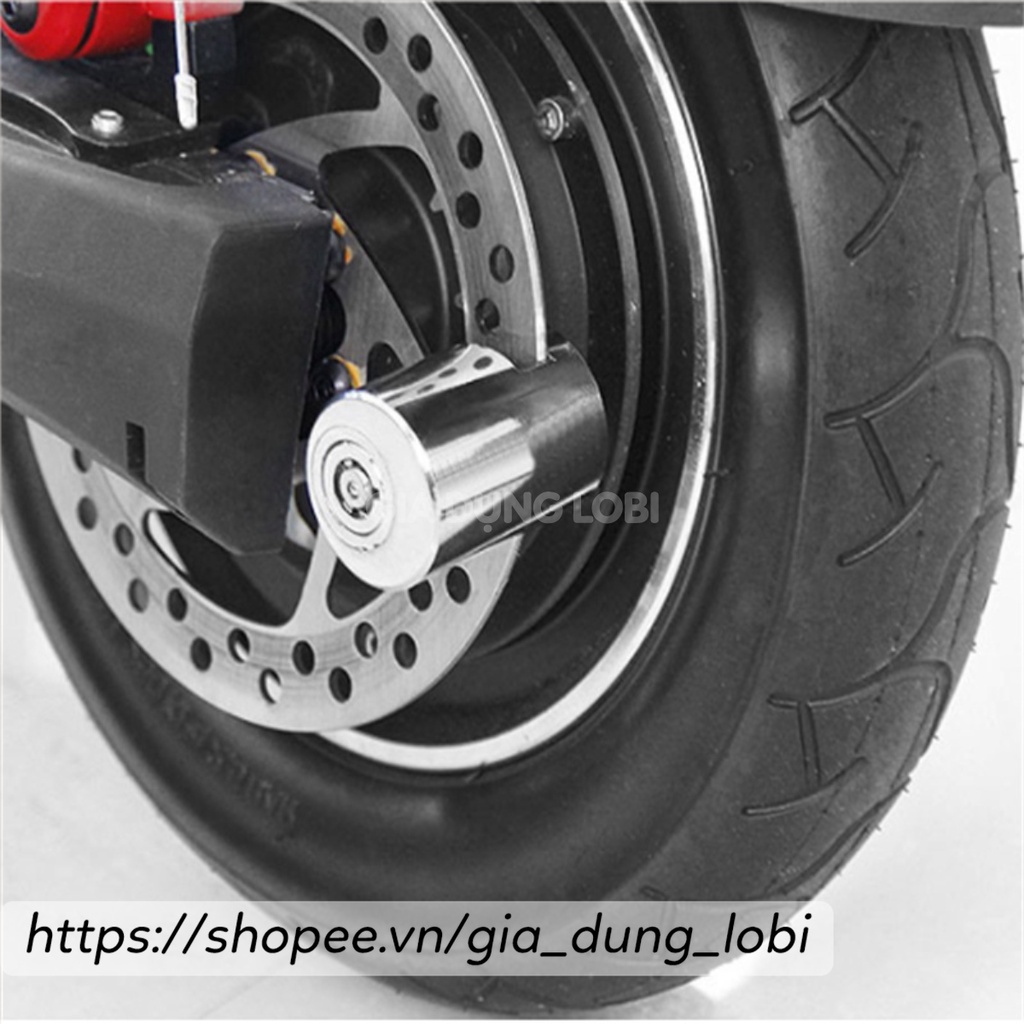 Khóa đĩa xe máy chống trộm, ổ khoá gắn đĩa xe máy