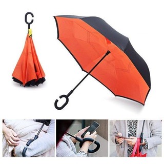 Ô - dù gấp ngược siêu tiện ích cho đi ô tô trời mưa - hàng loại 1 sẵn hàng