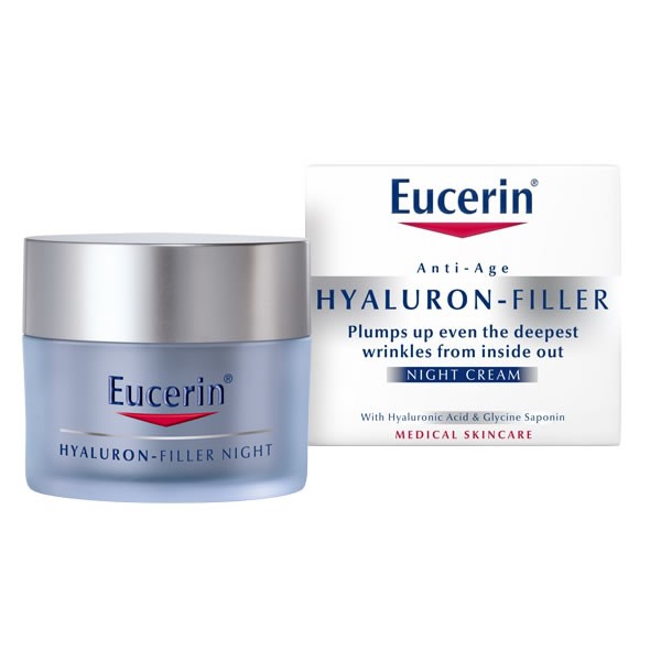 Eucerin Kem dưỡng da chống nhăn ban đêm Hyaluron Night Cream 50ml