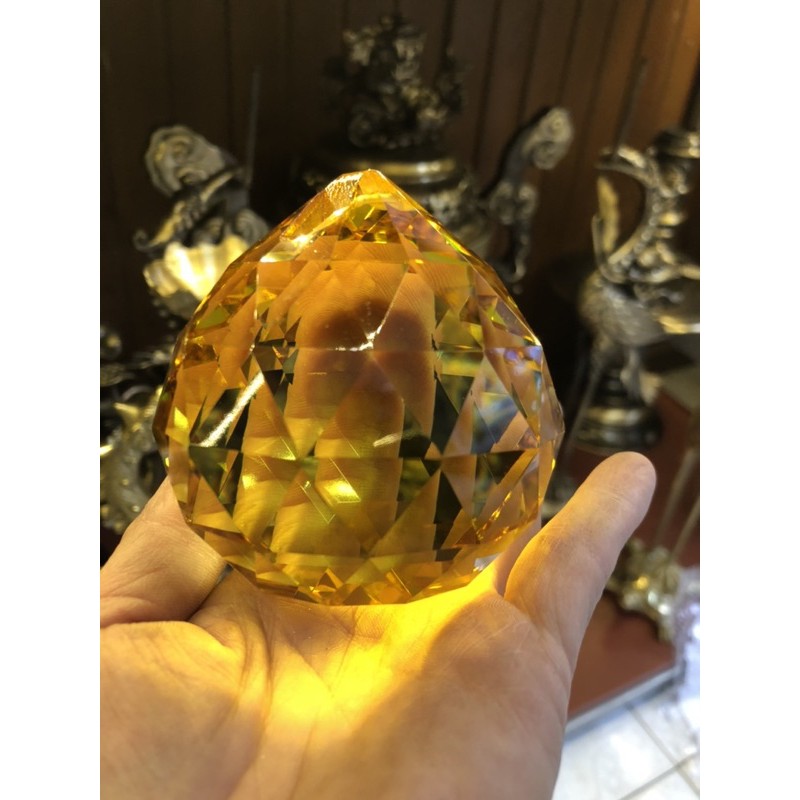 Quả cầu Treo Thuỷ Tinh Phong Thuỷ Vát Cạnh size , 5cm , 6cm ,7cm | BigBuy360 - bigbuy360.vn