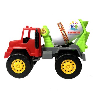 Mô Hình Xe Công Trình Siêu Trọng Tải Hàng Việt Nam (Xe Ben-Xe Cứu Hỏa-Xe Múc-Xe Trộn Bê Tông)