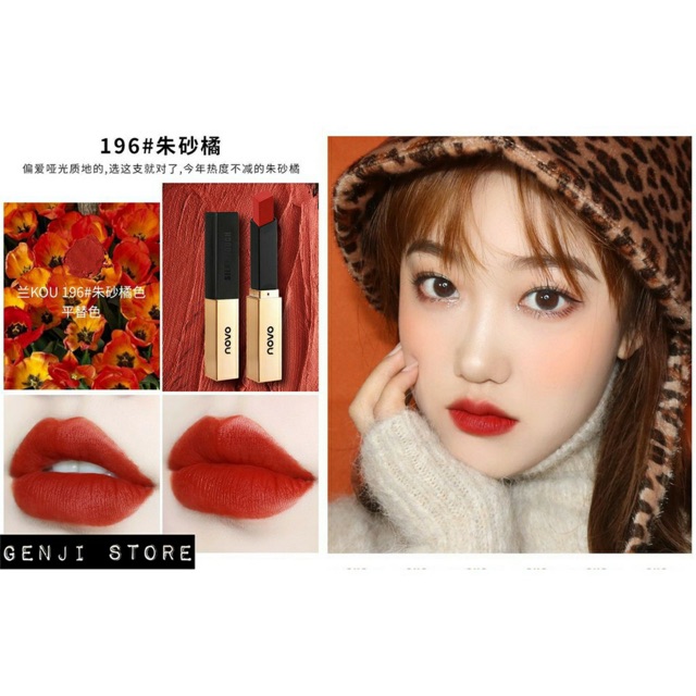 (HÀNG NỘI ĐỊA TRUNG) NOVO - Son thỏi lì Small Gold Bars Velvet Lipstick