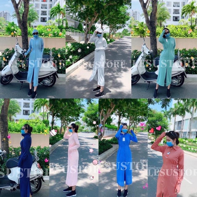 [Mã WASKT304 giảm 15% tối đa 30K đơn 99K] Áo váy chống nắng dáng dài thông hơi chống tia UV cao cấp | BigBuy360 - bigbuy360.vn