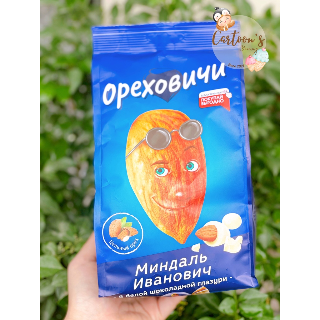 Kẹo socola hạnh nhân Ivanovich 400g