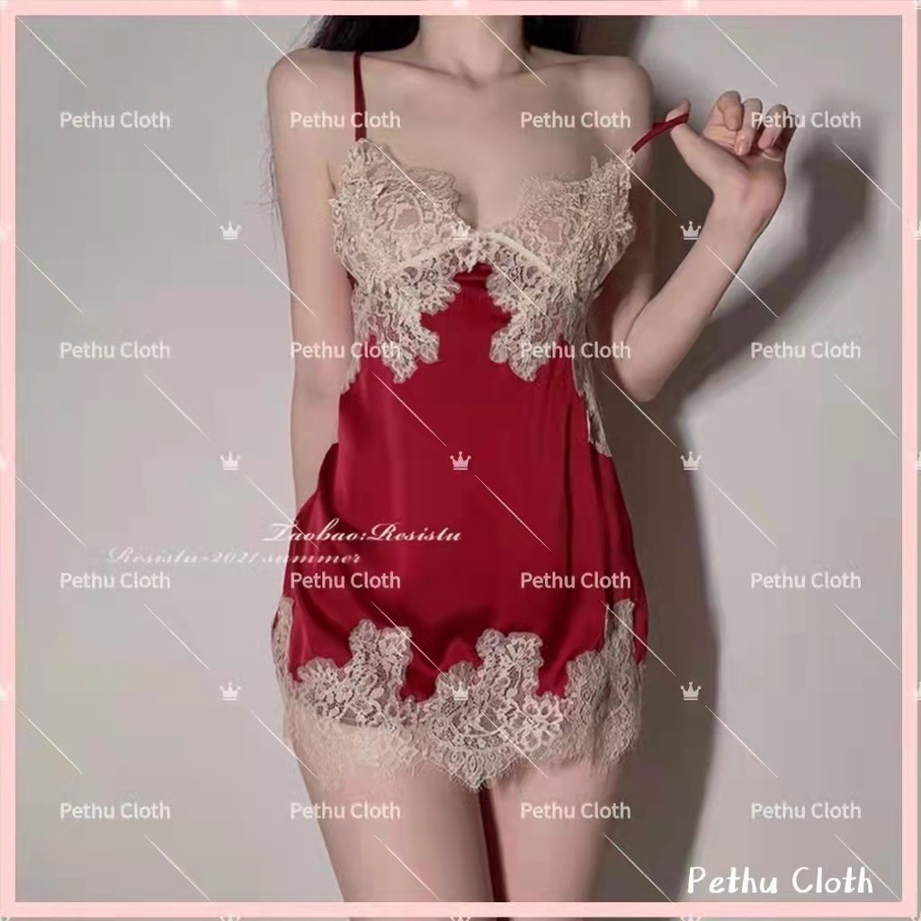 （Q1,HCM)Đồ ngủ sexy nữFreeshiphai dây lụa satin sexy cao cấp Đầm mặc nhà gợi cảm quyến rũ---026