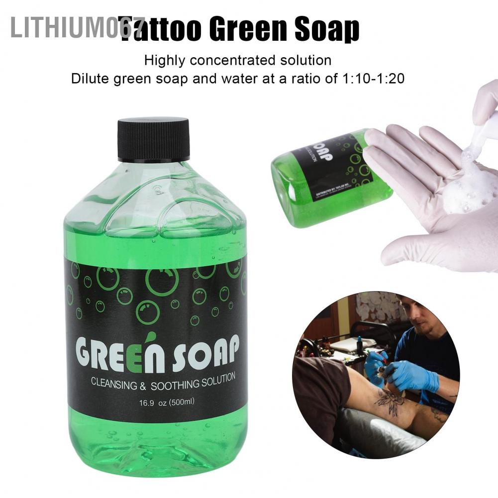 Xà phòng vệ sinh hình xăm Lithium067 an toàn 500ml