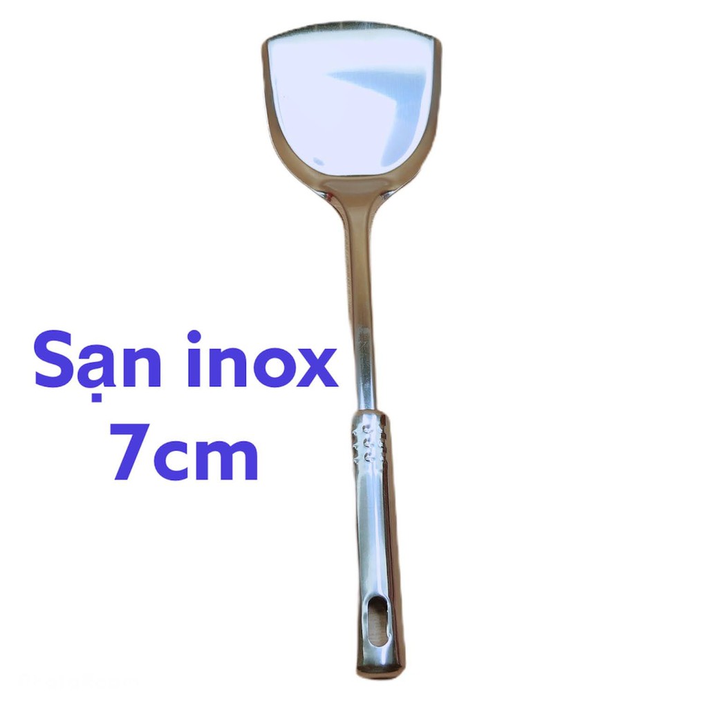 sạn xào thức ăn inox size 7cm tiện lợi