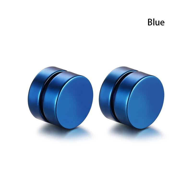 Hw 1 Cặp Khuyên Tai Nam Châm Bằng Thép Không Gỉ 8MM