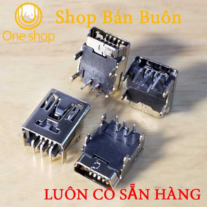Cổng USB MINI 5P DIP Mới