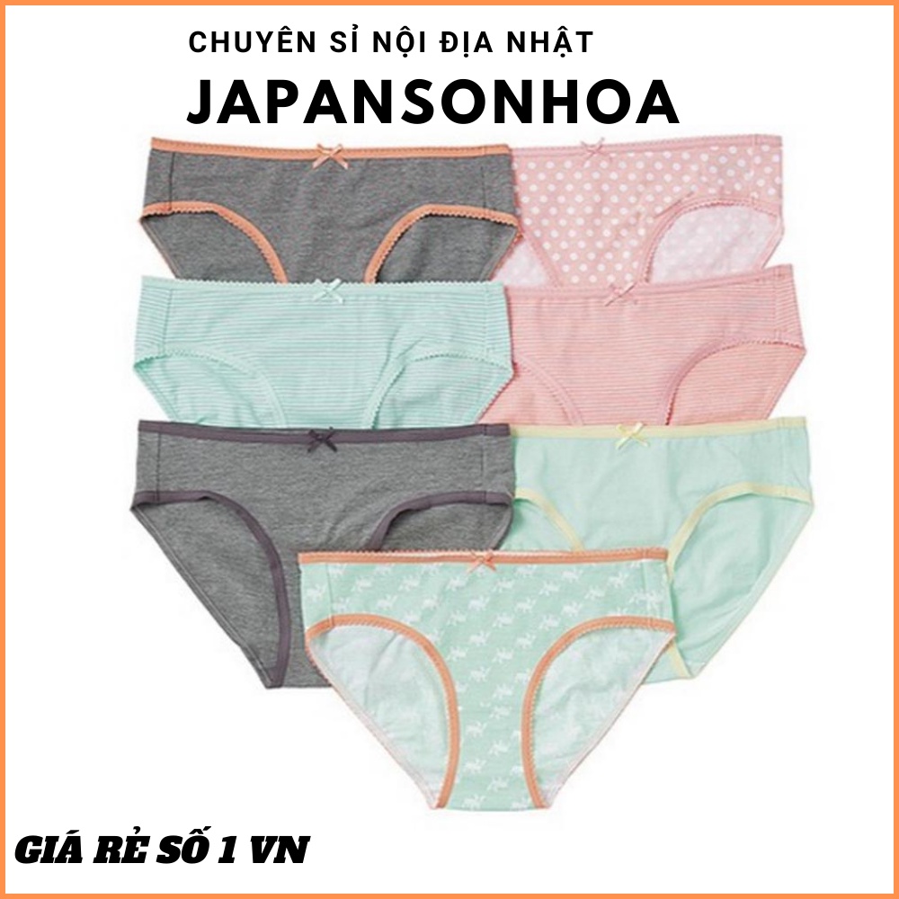 Quần lót set 7 GU size L nhiều màuCHÍNH HÃNG dễ chịu và thoáng mát tối da cho người mặt