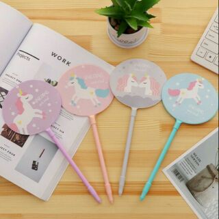 Bút bi nước - Bút gel nước -Bút quạt dễ thương
