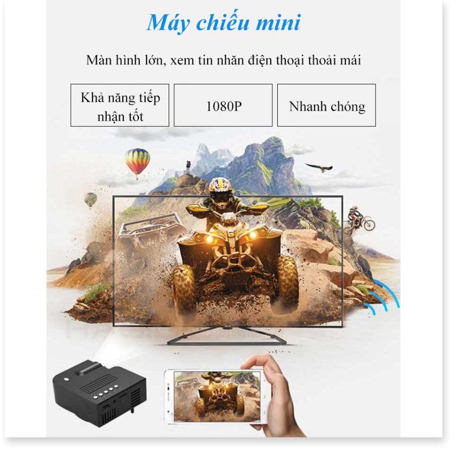 Máy chiếu mini UC28C nhỏ gọn bỏ túi -Cao cấp