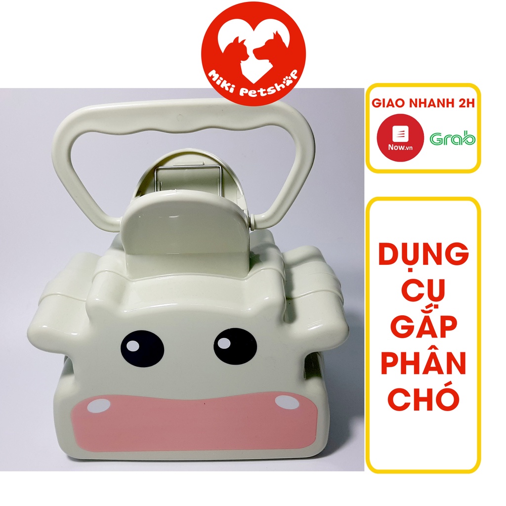 Dụng Cụ Gắp Phân Chó Hình Bò Sữa Màu Ngẫu Nhiên - Miki Petshop