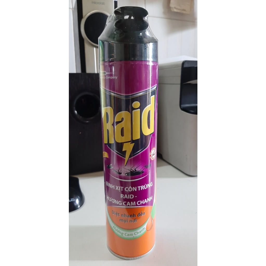 Bình Xịt Muỗi RAID 600ml (4 Mùi)