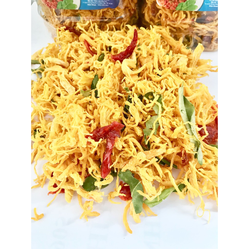 1Kg Khô Gà Lá Chanh(2 Hủ * 500gram) Loại Ngon thương hiệu RỒNG CON | BigBuy360 - bigbuy360.vn
