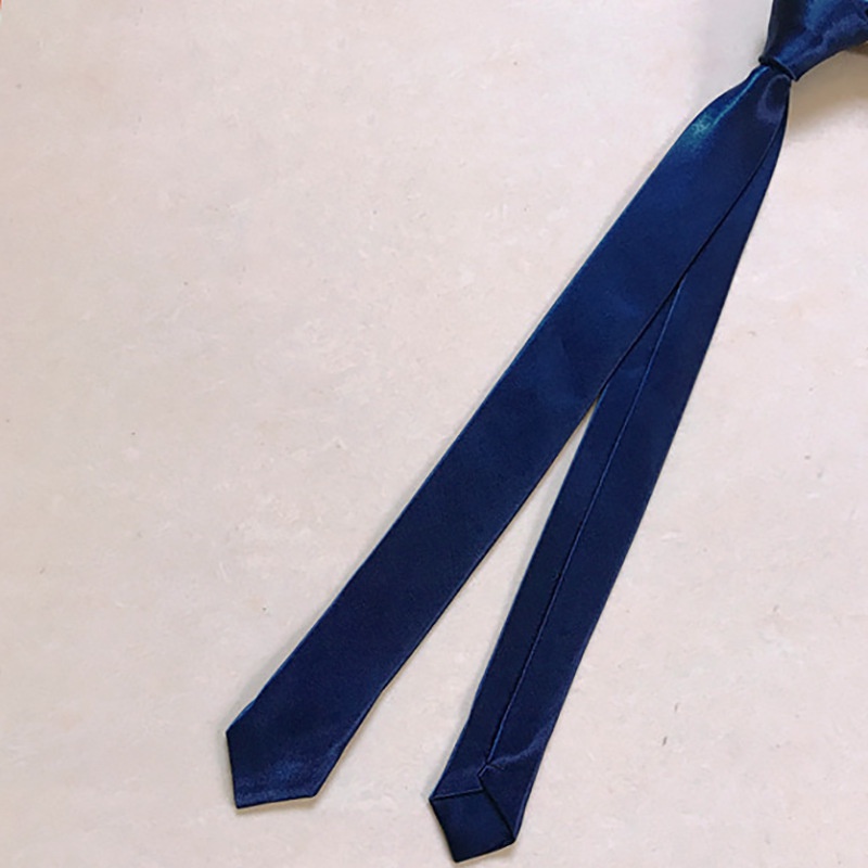 Cà Vạt 3CM Màu Trơn Siêu Hẹp Thời Trang Cho Nam Nữ