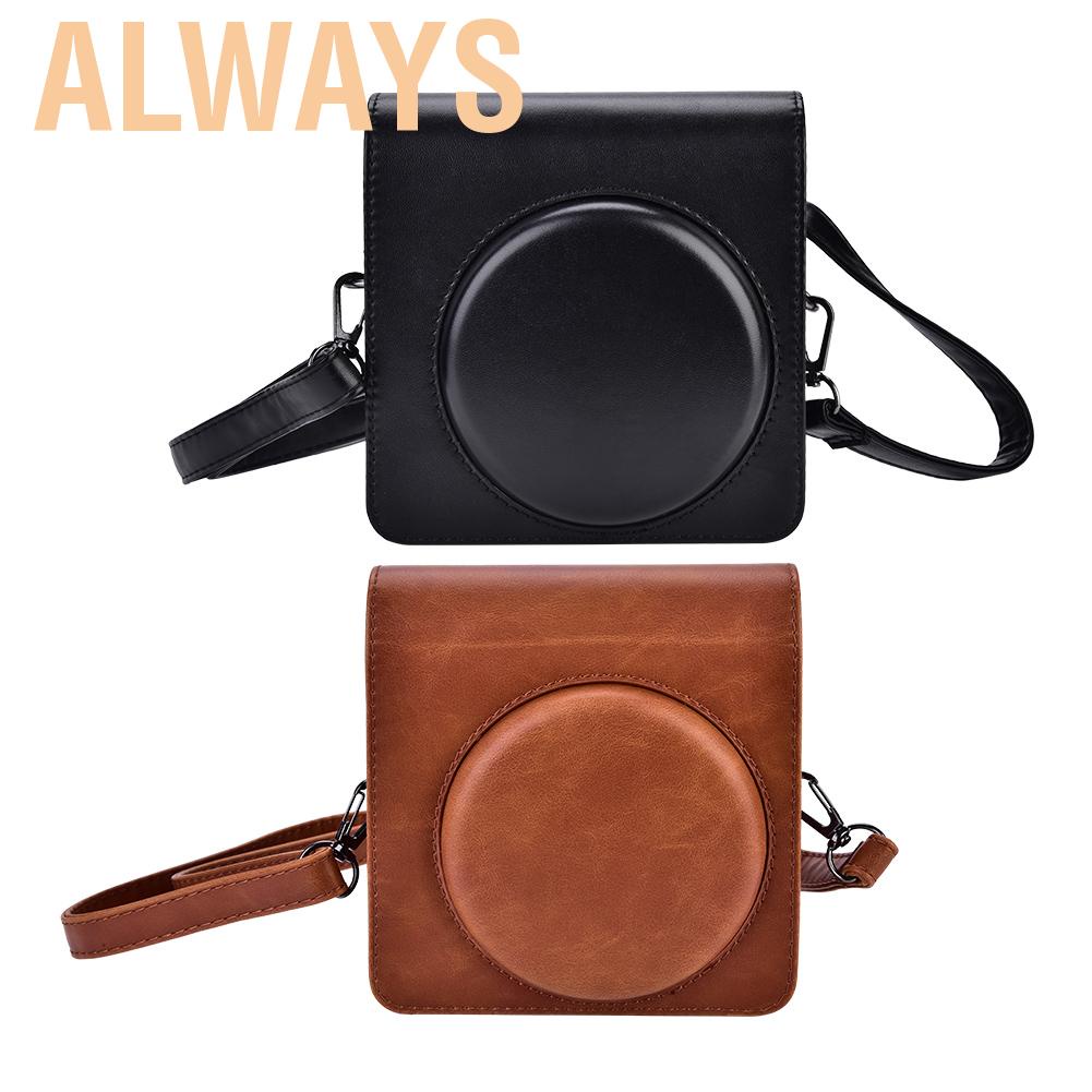 Túi Da Pu Đeo Máy Ảnh Fujifilm Instax Sq6 Kèm Dây
