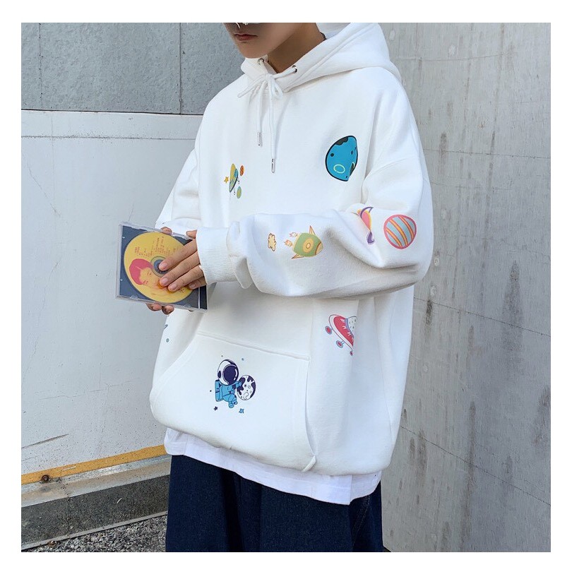 Áo hoodie unisex THE 1996 Áo nỉ form rộng nam nữ H-011 GALAXY 4 màu | BigBuy360 - bigbuy360.vn