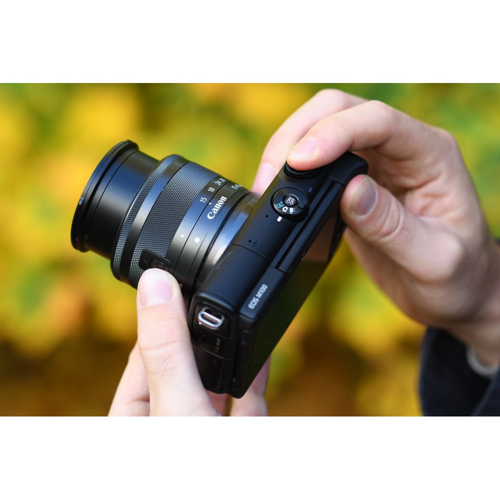 Máy ảnh Canon EOS M100 + Kit 15-45mm