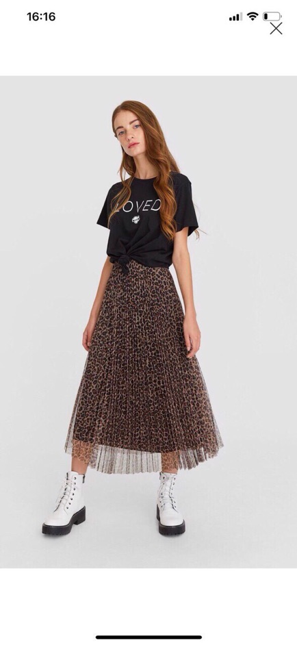 Chân váy voan da beo xếp ly - CV31 | BigBuy360 - bigbuy360.vn