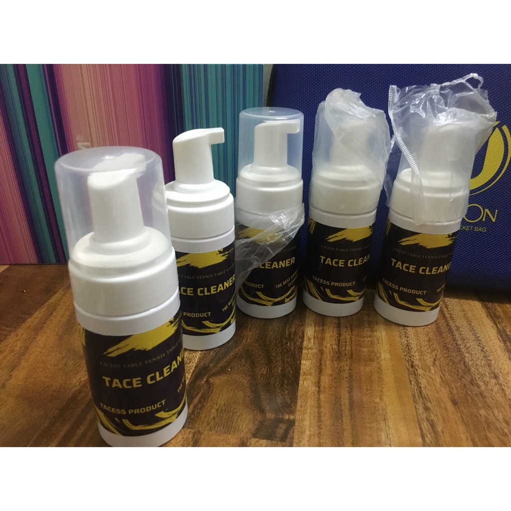 Chai vệ sinh mặt vợt dạng bọt Tace cleaner