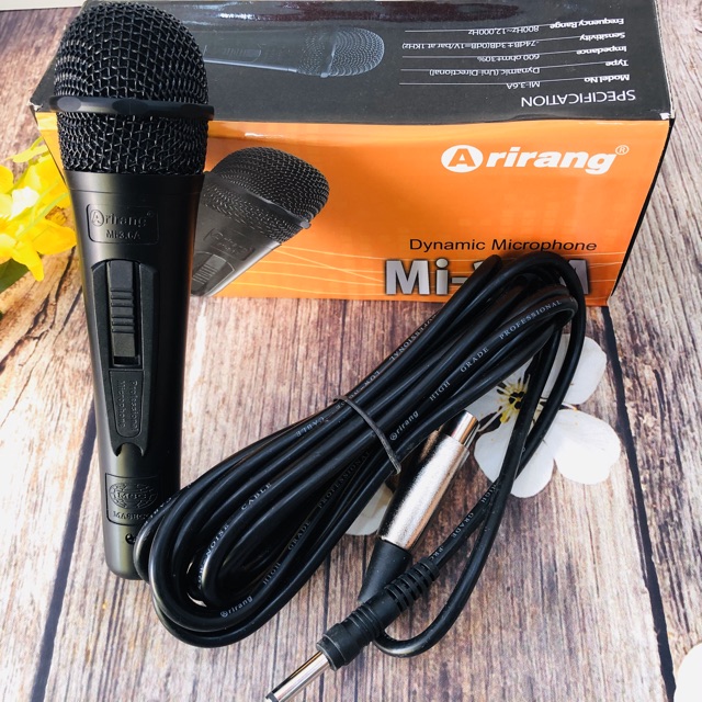 Micro Karaoke Arirang Mi-3.6A , mic dây giá tốt