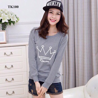 Áo thun tay dài , áo thun nữ , áo thun nữ k100