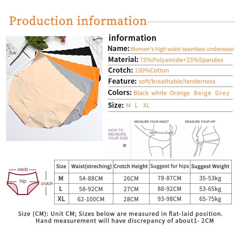 Quần lót không đường may màu trơn đơn giản cho nữ | BigBuy360 - bigbuy360.vn