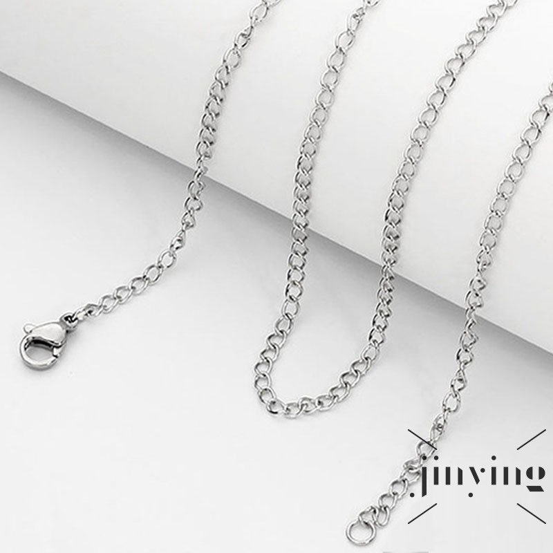 GETNOIVAS ❤S Wind New Jewlery Rose 925 Sterling Silver O Shaped Link Chain Necklace For Women Wedding Gift