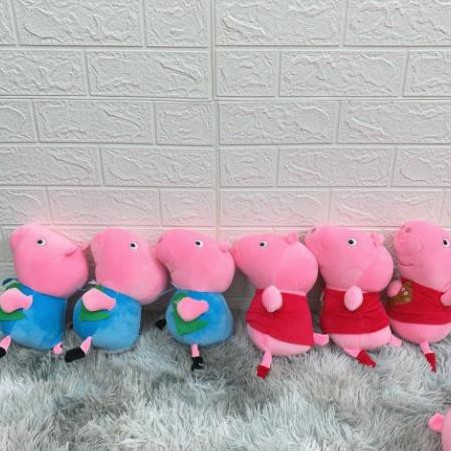 Gấu bông, heo PEPPA đáng yêu nghộ nghĩnh 25cm 💠SoBu - Gấu Bông💠