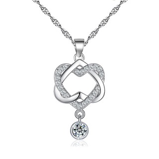 Concentric Love Pendant Necklace