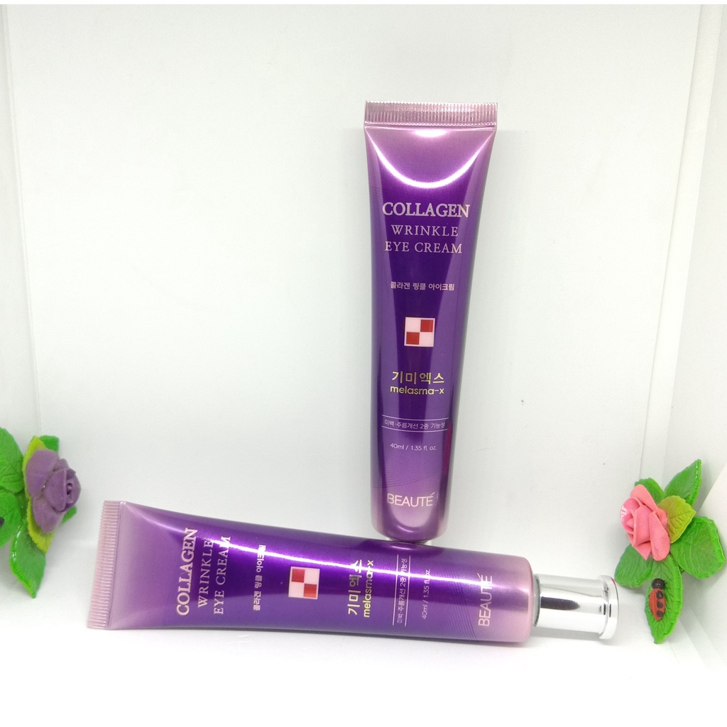 Kem Dưỡng Chống Lão Hóa, Ngừa Nếp Nhăn Vùng Mắt Melasma-X Collagen Wrinkle Eye Cream 40ml