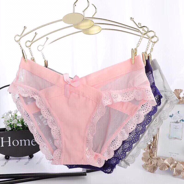 Quần lót ren nữ đáp chéo siêu sexy quyến rũ QU02 | BigBuy360 - bigbuy360.vn