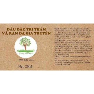 Tinh dầu xoá rạn da