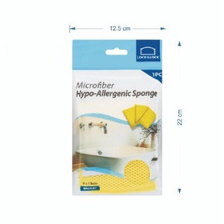 Miếng rửa chén Lock&Lock Microfiber WEL028Y (màu vàng)
