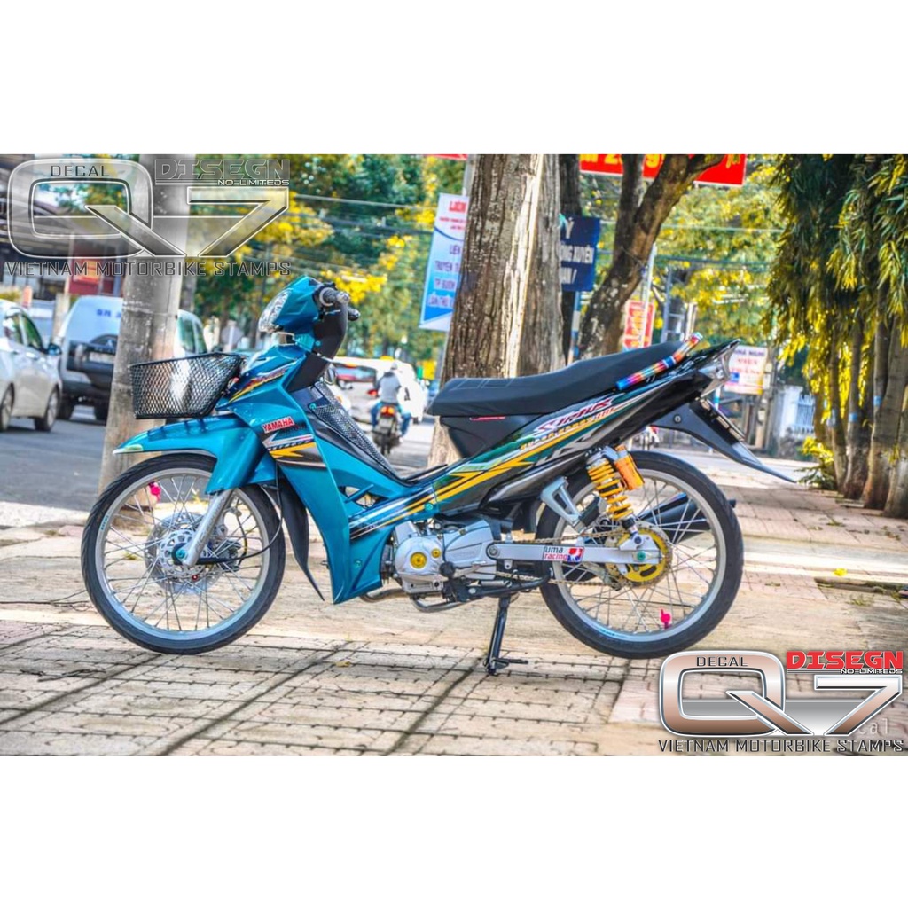 Tem Rời Sirius 110 XANH ĐEN