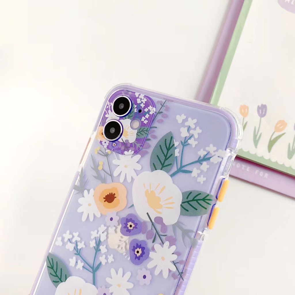 Korean flower 3D relief Case iPhone 11 Pro Promax X XS XR XSmax 6 6s 7 8 plus Phone Case COD | BigBuy360 - bigbuy360.vn