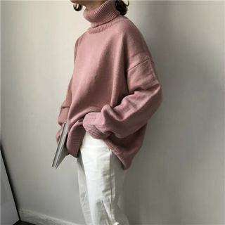 (sẵn) Áo len cổ lọ ulzzang 