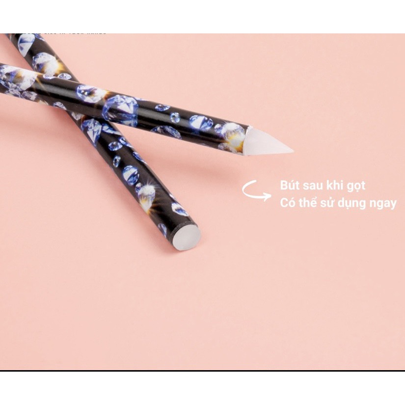 Bút chấm đá nail bút sáp đính đá