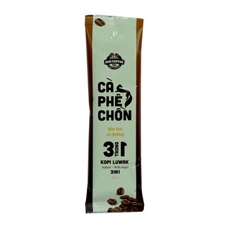 Cà Phê Chồn Hòa Tan 3 Trong 1 - ONE COFFEE (10 Gói)