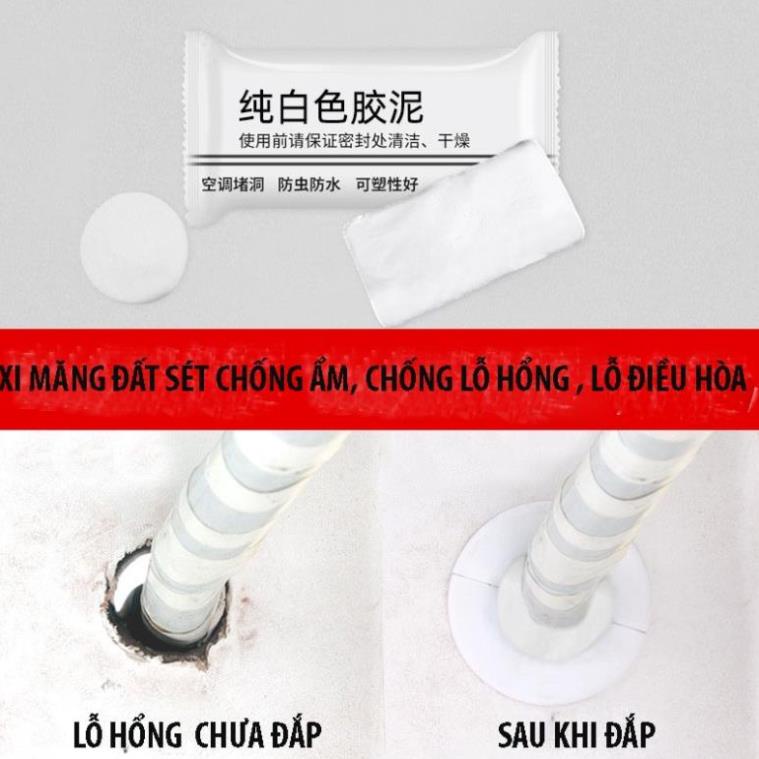 Xi măng dẻo bịt lỗ điều hoà, đường ống nước