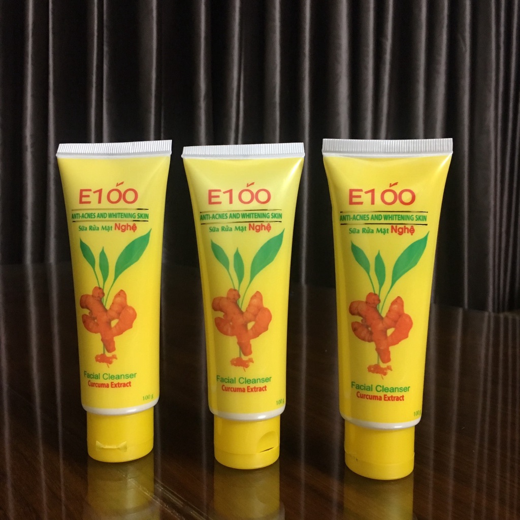 Sữa rửa mặt E100 Nghệ Ngừa mụn100g