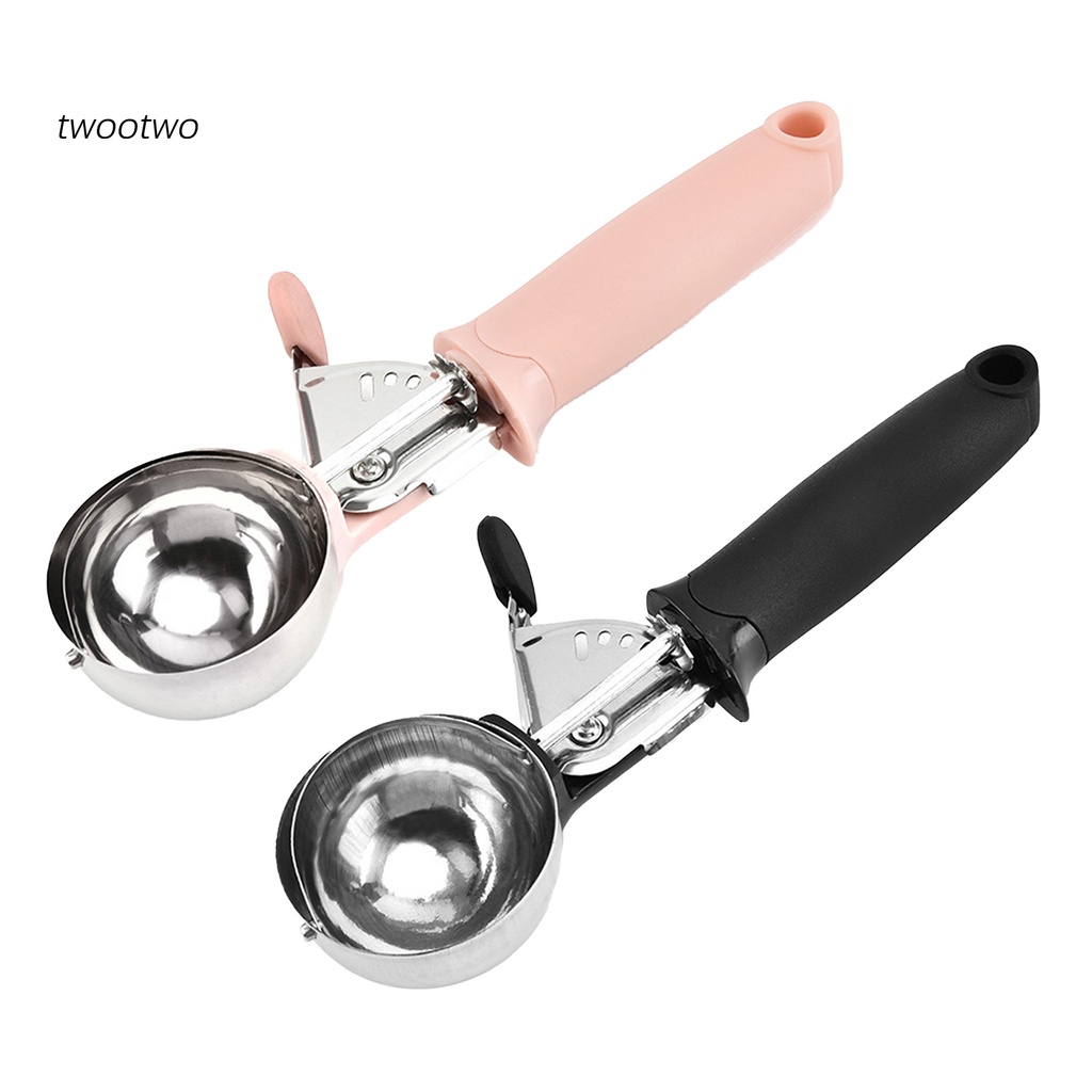 Muỗng múc kem / trái cây bằng thép không gỉ độ cứng cao cho nhà hàng